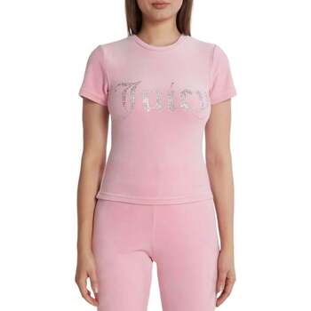 Vêtements Femme T-shirts manches courtes Juicy Couture  Rose