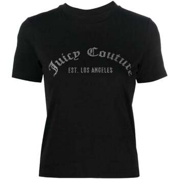 Vêtements Femme T-shirts sort manches courtes Juicy Couture  Noir