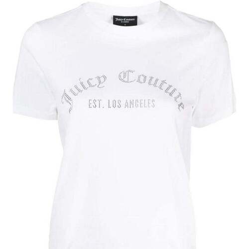 Vêtements Femme T-shirts sort manches courtes Juicy Couture  Blanc