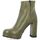 Chaussures Femme Boots Pao Boots cuir Kaki