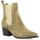 Chaussures Femme Boots Iqonic Boots cuir velours Beige