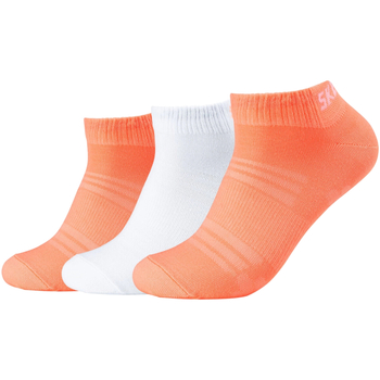 Sous-vêtements Chaussettes de sport Skechers 3PPK Mesh Ventilation Socks Orange