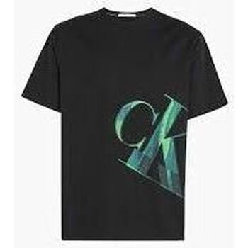 Vêtements Enfant T-shirts & Polos Calvin Klein JEANS valentino IB0IB01884 HYPER-BEH BLACK Noir