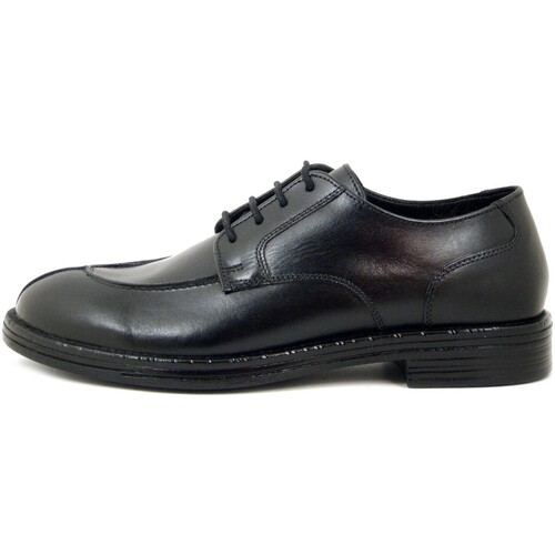 Chaussures Homme Derbies & Richelieu Osvaldo Pericoli Homme Chaussures, Derby en Cuir, Lacets-101NE Noir