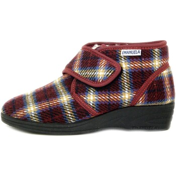 Chaussures Femme Chaussons Emanuela The Happy Monk, Laine-832BO Rouge