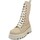 Chaussures Femme Boots Raquel Perez Femme Chaussures, Bottine en Daim, Lacets et Zip - 20404 Beige