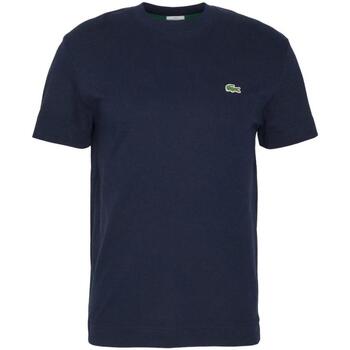 Vêtements Homme T-shirts manches courtes Lacoste Regular-Fit Basic T-shirt Bleu