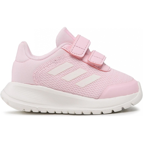 Chaussures Fille Baskets mode top adidas Originals Basket bébé fille à scratchs Rose