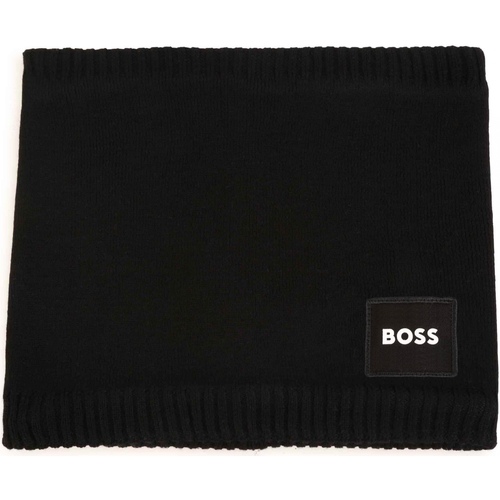 Accessoires textile Garçon Cravates et accessoires BOSS Echarpe  unie Noir