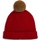 Accessoires textile Garçon Bonnets Timberland Brown Bonnet Bébé uni Rouge