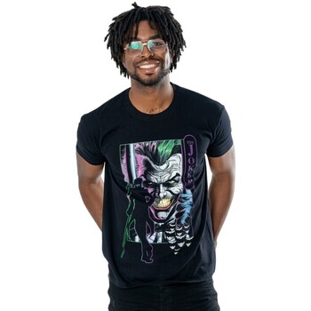 Vêtements T-shirts manches longues The Joker  Noir