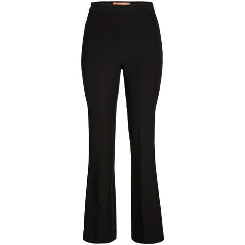 Vêtements Femme Pantalons Jjxx 12224631 JXMYNTE SLIM FLARED H-BLACK Noir