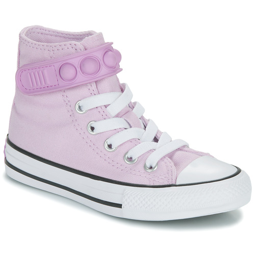 Chaussures Fille Baskets montantes Skate Converse CHUCK TAYLOR ALL STAR BUBBLE STRAP 1V Rose