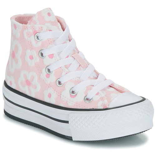 Chaussures Fille Baskets montantes sneakers Converse CHUCK TAYLOR ALL STAR EVA LIFT Rose / Blanc