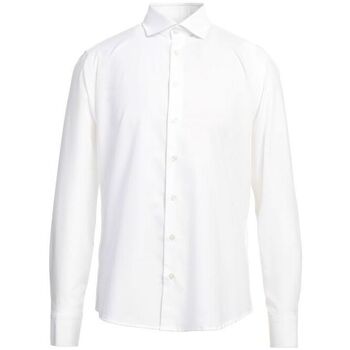 Vêtements Homme Chemises manches longues Bastoncino Chemise Oxford Wash Homme White Blanc