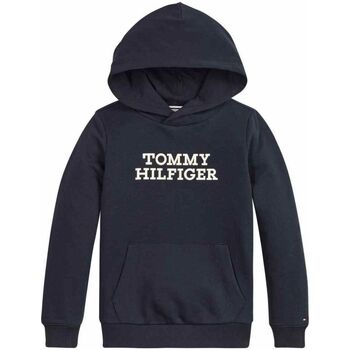 Vêtements Enfant Sweats Tommy Hilfiger KB0KB08500 LOGO HOODIE-DW5 DESERT SKY Bleu