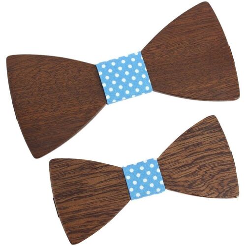 Vêtements Homme Cravates et accessoires Arthur & Aston Noeud papillon Duo père et fils Bleu