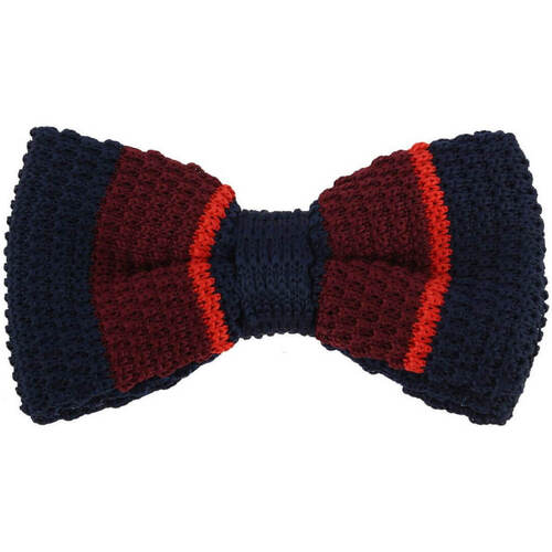 Vêtements Homme Cravates et accessoires Clj Charles Le Jeune Noeud papillon tricot ESTELLE Marine