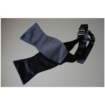 Vêtements Homme Cravates et accessoires Segni Et Disegni Noeud papillon à nouer Satin Noir