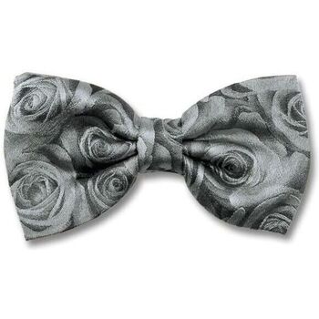cravates et accessoires robert charles  noeud papillon noué roses 