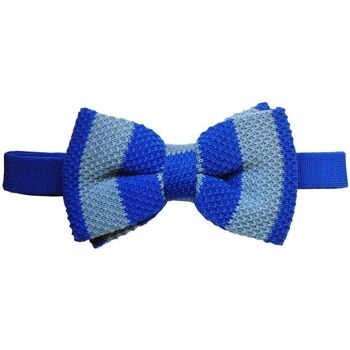 Vêtements Homme Cravates et accessoires Tyler & Tyler Noeud papillon tricot Gentleman club Bleu