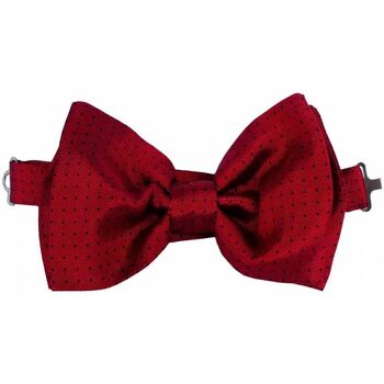 Vêtements Homme Cravates et accessoires Segni Et Disegni Noeud papillon noué maille Jacquard Rouge