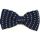 Vêtements Homme Cravates et accessoires Clj Charles Le Jeune Noeud papillon tricot Hispter cosy Marine