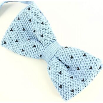 Vêtements Homme Cravates et accessoires Clj Charles Le Jeune Noeud papillon tricot Hispter cosy Bleu