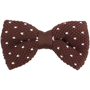 Vêtements Homme Cravates et accessoires Noeud Papillon Tricot Cornell Noeud papillon tricot Manhattan Marron