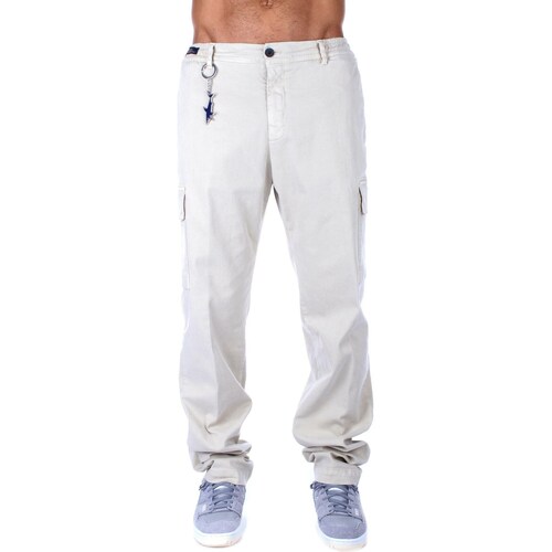 Vêtements Homme Pantalons cargo Polo Dylon Blanc 13314061 Gris