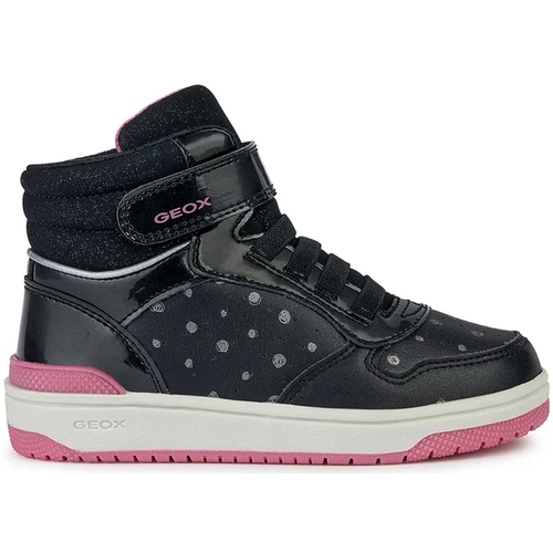 Chaussures Fille Baskets mode Geox J36HXA004ASC0922 Noir