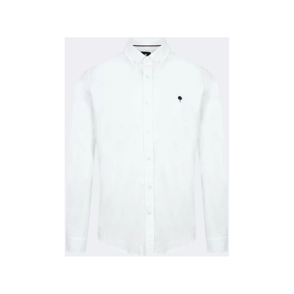 Vêtements Homme Chemises manches longues Faguo - IVOY SHIRT COTTON Blanc
