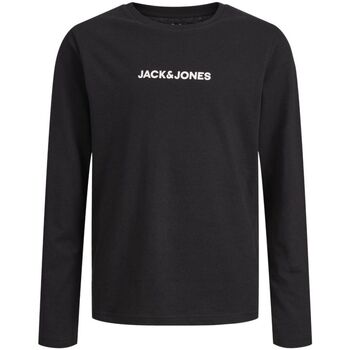 Vêtements Garçon T-shirts & Polos Jack & Jones 12213224 JCOTHX-BLACK Noir