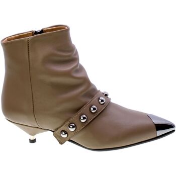 Chaussures Femme Bottines Gisel Moire 247982 Gris
