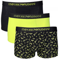 Sous-vêtements cotton Boxers Ea7 Emporio Armani Pack 3 Noir