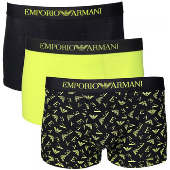 Sous-vêtements Homme Boxers Ea7 Emporio Armani Orecchini Pack 3 Noir