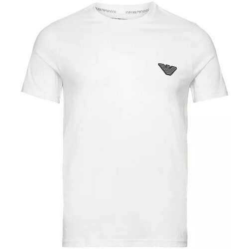 Vêtements Homme T-shirts & Polos EMPORIO VELOUR ARMANI zip-front long-sleeve short jacketni LONGWEAR Blanc