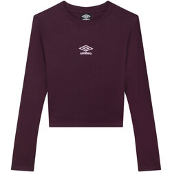 Vêtements Femme T-shirts manches longues Umbro UO1644 Violet