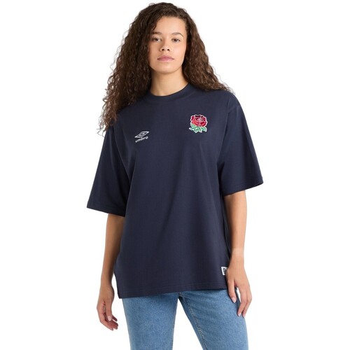 Vêtements Femme T-shirts manches longues Umbro Dynasty Bleu