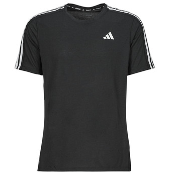 Vêtements Homme T-shirts manches courtes running adidas Performance OTR E 3S TEE Noir / Blanc