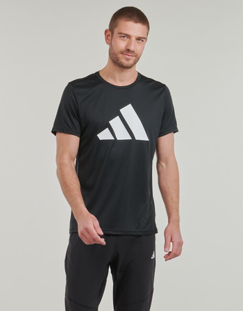 adidas Performance Sport-T-Shirt mit Logo Grau