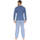 Vêtements Homme Pyjamas / Chemises de nuit Pilus PYJAMA LONG BLEU BERTIN Bleu