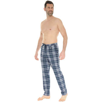 Vêtements Homme Pyjamas / Chemises de nuit Pilus PANTALON HOMME BLEU BRIEUC Bleu