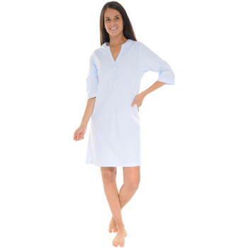 Vêtements Femme Pyjamas / Chemises de nuit Pilus CHEMISE DE NUIT BLEU YSABEL Bleu