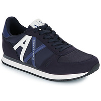 Chaussures Homme Baskets basses Armani trousers Exchange XUX017 Marine