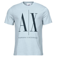 Vêtements Homme T-shirts manches courtes Armani trousers Exchange 8NZTPA Bleu Ciel