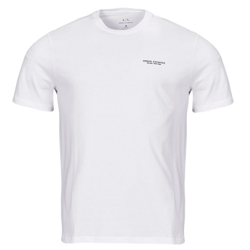 Vêtements Homme T-shirts manches courtes contrast Armani Exchange 8NZT91 Blanc