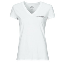 Vêtements Femme T-shirts manches courtes Navy Armani Exchange 8NYT81 Blanc