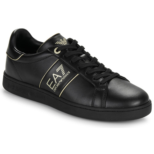 Chaussures Homme Baskets basses Emporio Armani pattern EA7 CLASSIC PERF Noir