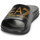 Chaussures Claquettes Emporio Armani EA7 CRUSHER DISTANCE SLIDE Noir / Doré
